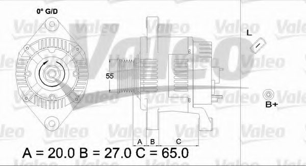 VALEO 437183 Alternator